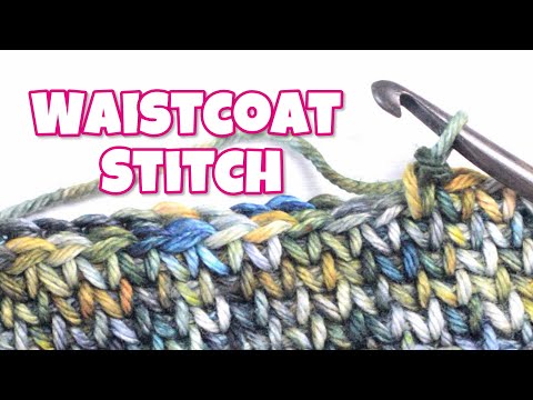 Waistcoat Stitch In the Round