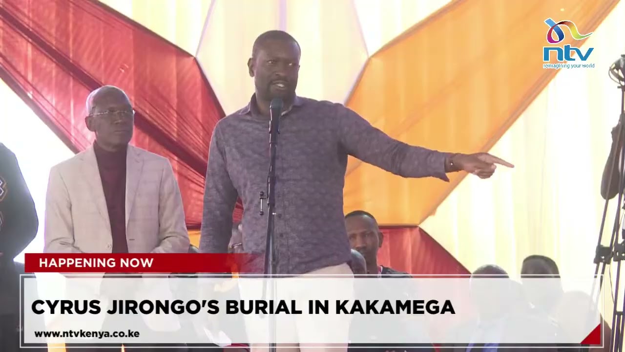 Edwin Sifuna's speech during Cyrus' Jirongo's burial