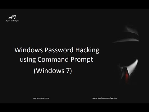 How to Hack Windows Password using command Prompt (Windows 7)