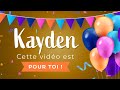 Joyeux anniversaire kayden 