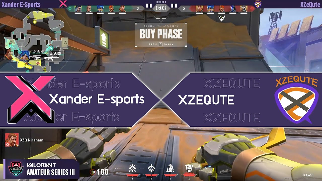 HL SEMIFINAL 🔥FIGHT Valorant Amatuer Series III Xander Esports VS