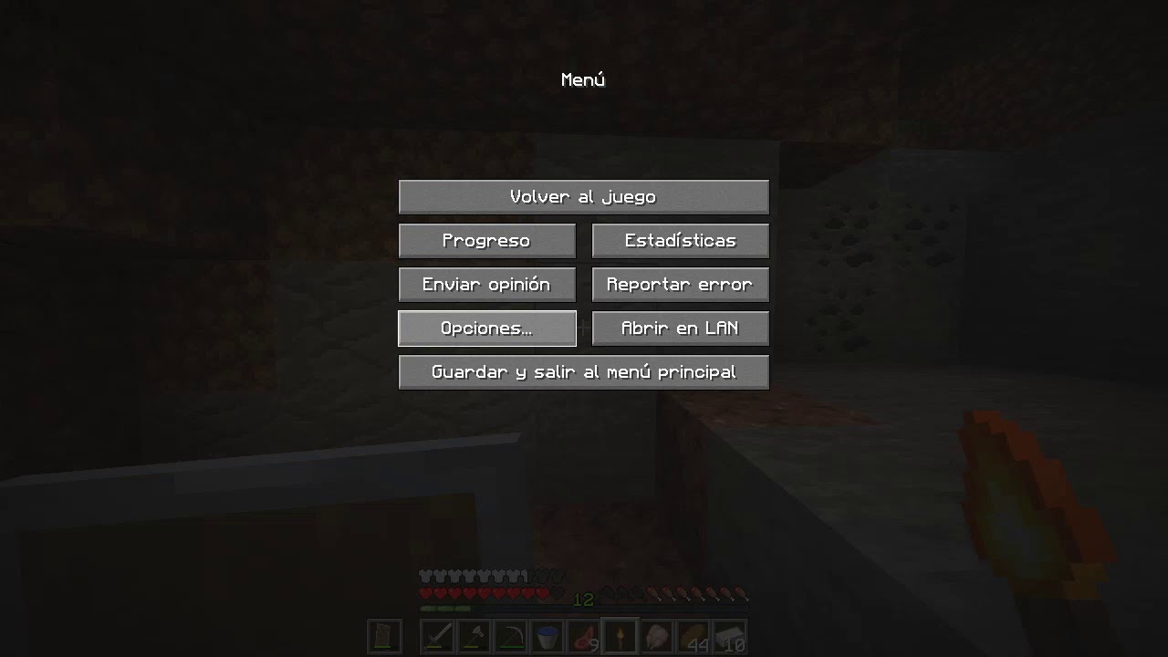 Tutorial de como iluminar con la antorcha en la mano en minecraft - YouTube