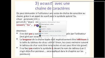 [ProgC] Chapitre 7 - chaînes de caractères