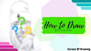 How To Draw Billie Eilish? Drawing A Chorcoal Portrait - Curious Qt Drawing