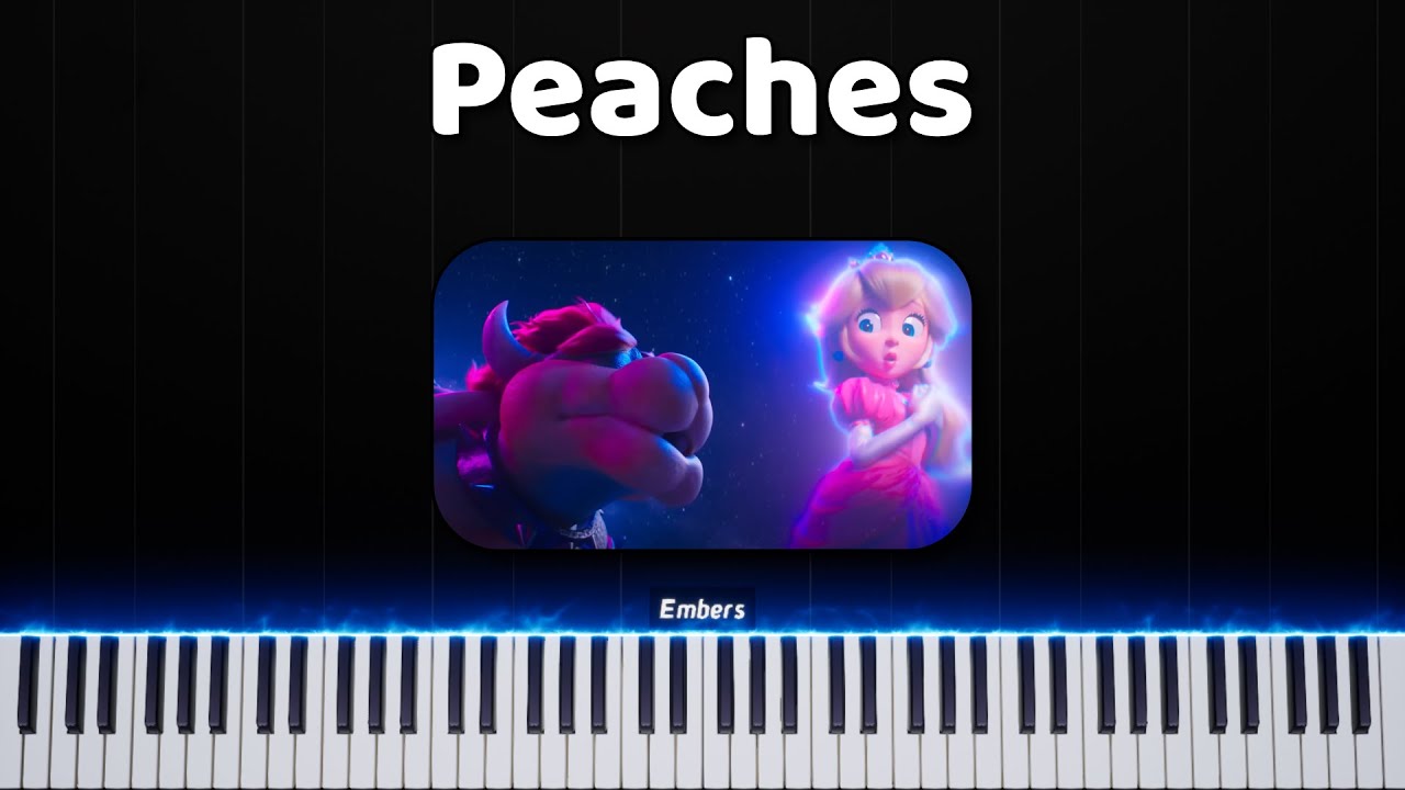 Peaches - Piano tutorial