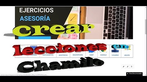 Crear lecciones en la plataforma chamilo
