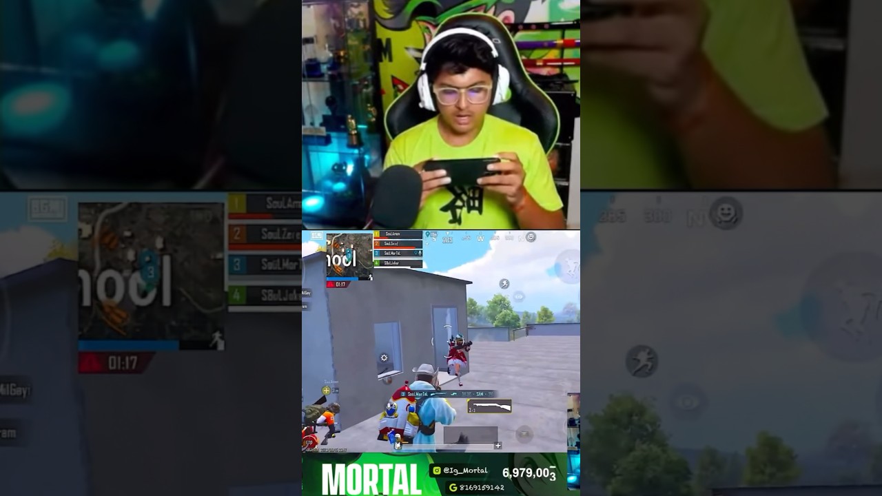 Mortal 1v3 DBS 🥵🚀👑 | 