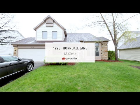 1228 Thorndale Lane, Lake Zurich, IL home video tour
