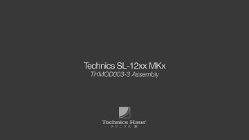 Technics SL-12xxMKx - THMOD003 - RCA KIT - Installation