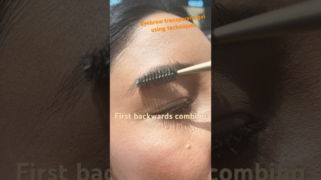 Eyebrow transparent gel how to use with your eyebrow brush best tricks 