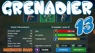 Upgrade Grenadier to Level 13