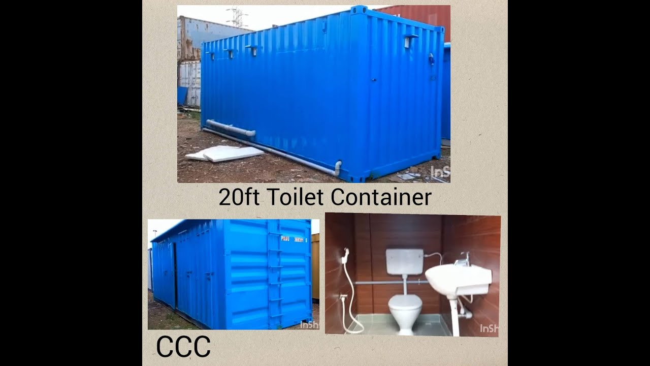 20ft Customised Toilet Container I CCC I container shippingcontainer
