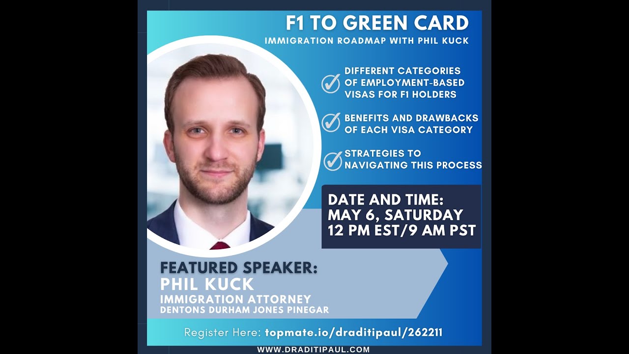 F1 to Green Card Roadmap Phil Kuck YouTube