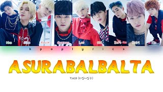 T1419 (티일사일구)- ASURABALBALTA (아수라발발타) Color Coded Lyrics Han|Rom|Eng
