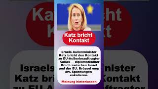 Katz bricht Kontakt