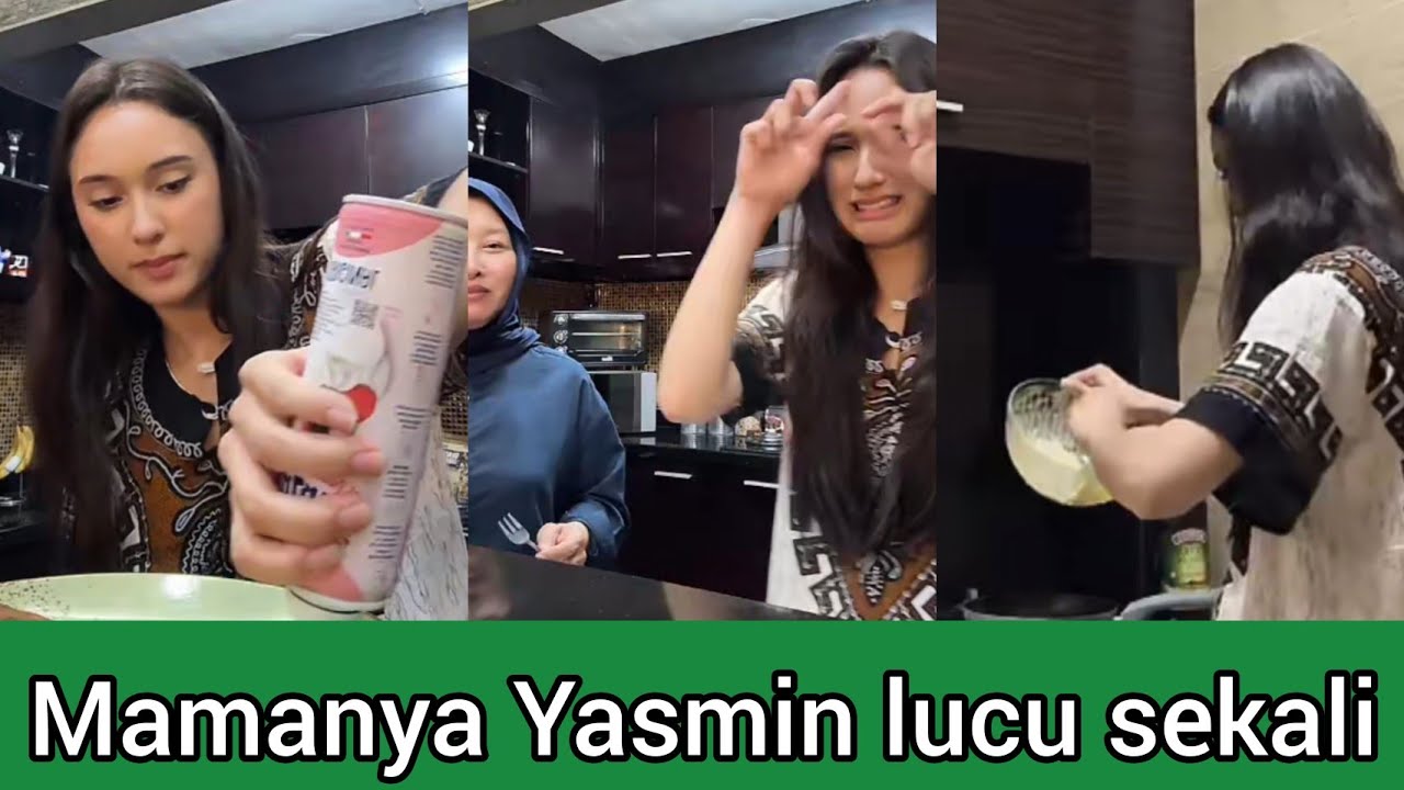 Yasmin Napper buat kue sendiri seru abis ditemanin mama