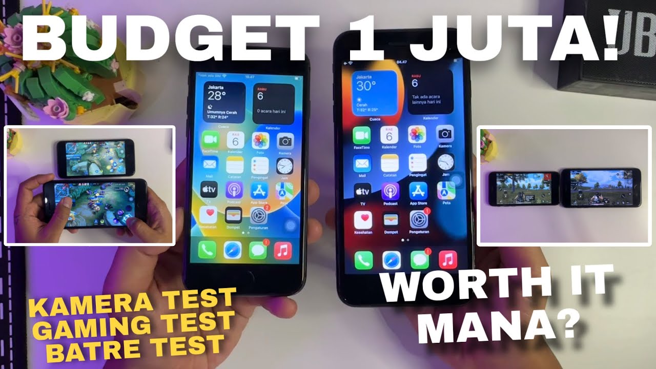 iPhone 8 vs iPhone 7 Plus – Gaming Comparison 2025 | Gaming Battle: PUBG & Mobile Legends