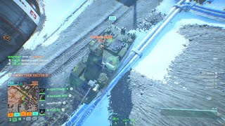 Battlefield 2042 Slow C5 Drone fails to catch tank but gets MAV