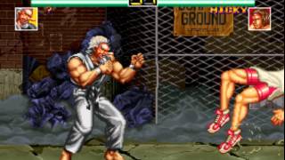Art Of Fighting 1 Boss Hack 12 Mr. Karate Playthrough.