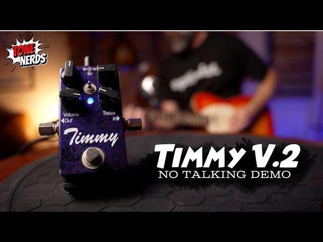 Timmy Overdrive V2 Sound Demo 🎸 | Low Gain, Transparent Drive