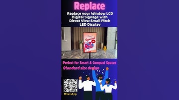 Replace LCD with vivid, direct-view LED signage #shopsignage #ledadvertising  #digitaldisplay