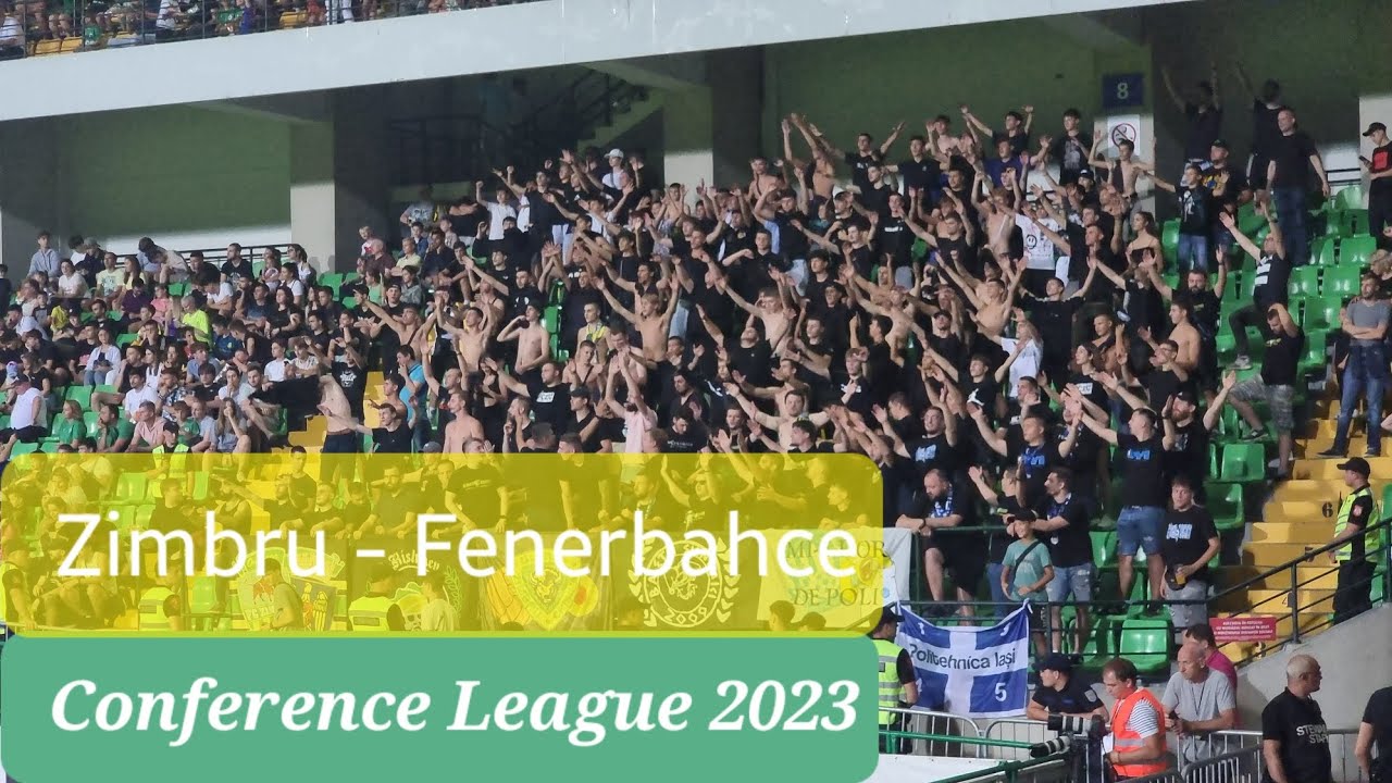 Zimbru 🇲🇩 - 🇹🇷 Fenerbahçe / Stadium crowd and  emotions at Conference League #zimbru #fenerbahçe