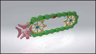 Chain Drive Geneva Indexing Mechanism⚙️