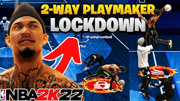 I used my 2-WAY PLAYMAKER as a LOCKDOWN in COMP STAGE NBA 2K22! FASTEST LOCKDOWN on NBA 2K22