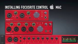 Installing Focusrite Control on Mac - Clarett⁺ Installing Focusrite Control on Mac - Clarett⁺