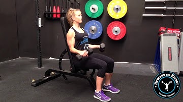 Seated DB Zottman Curl