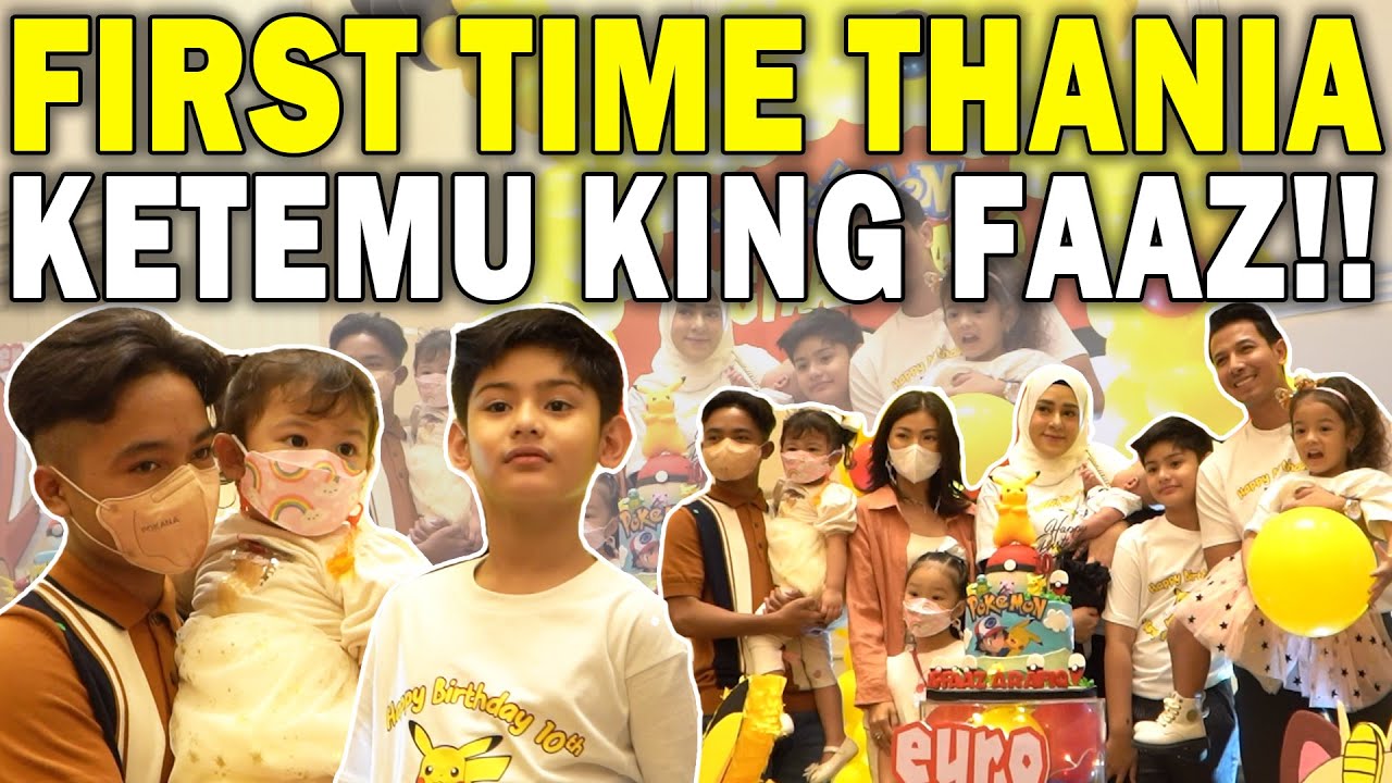 THALIA AJAK THANIA KE ULANG TAHUN KING FAAZ ‼️| The Onsu Family