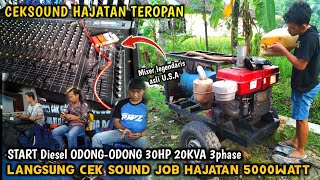 START Diesel Odong-Odong 30Hp 20Kva Langsung Cek Sound - Job Hajatan teropan Jenangan, live PONOROGO