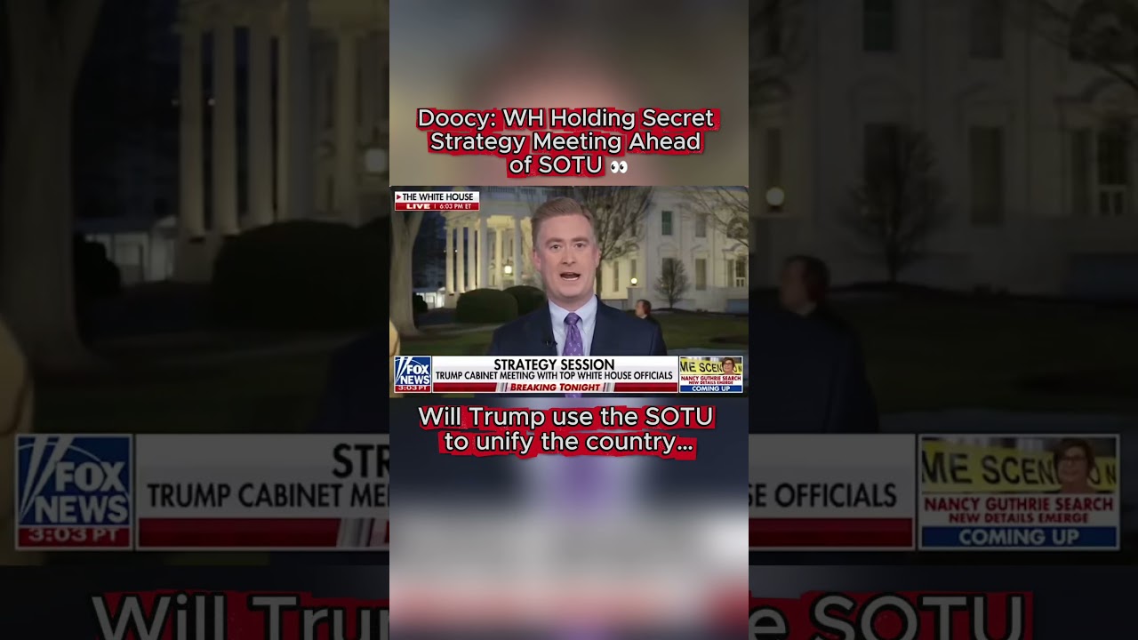 В Белом доме Дуси проводит секретное стратегическое совещание перед обращением президента к Конгр...