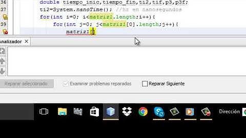 Programa multiplicación de matrices usando semáforos en java