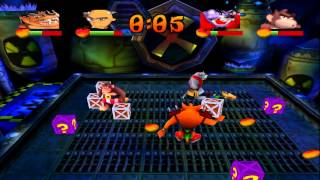 Let's Play Crash Bash Jap 200% Part 19 - Drain Bash [Trophy | Gem | Crystal]
