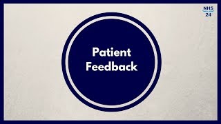 Patient Feedback at NHS 24
