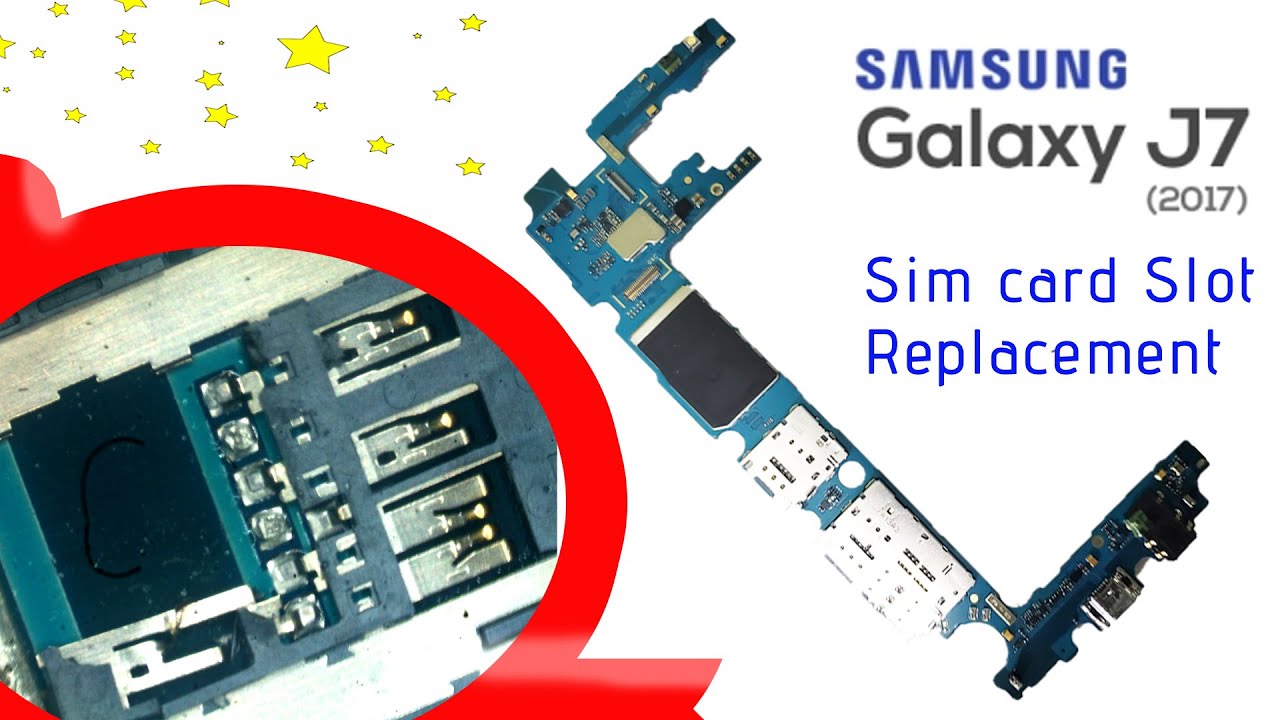 Samsung J7 2017 (J730F) Sim card slot replacement Tutorial / सिम स्लॉट
