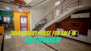 3BHK Luxury House for sale in Kattupakkam #home #realestate #chennai Contact 8807291899