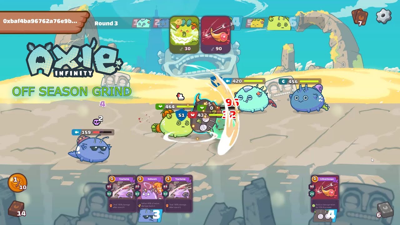 Axie Infinity - Daily Arena Off Season Grind (Gameplay)