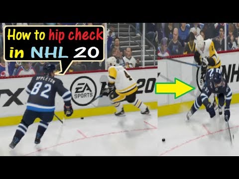 how to hip check in nhl 15