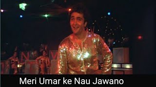 Video thumbnail of "Om Shanti Om (Meri Umar Ke Naujawanon) Song - Lyrics| Karz | Kishore Kumar | Anand Bakshi"