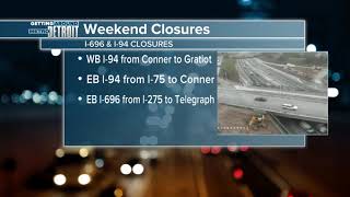 List: Metro Detroit weekend construction includes I-94, I-696 closures