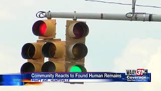 Community reacts to found human remains