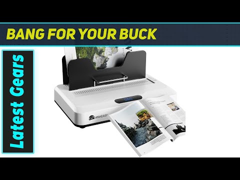 MAKEASY Thermal Binding Machine: The Ultimate 500-Sheet Digital Binder!