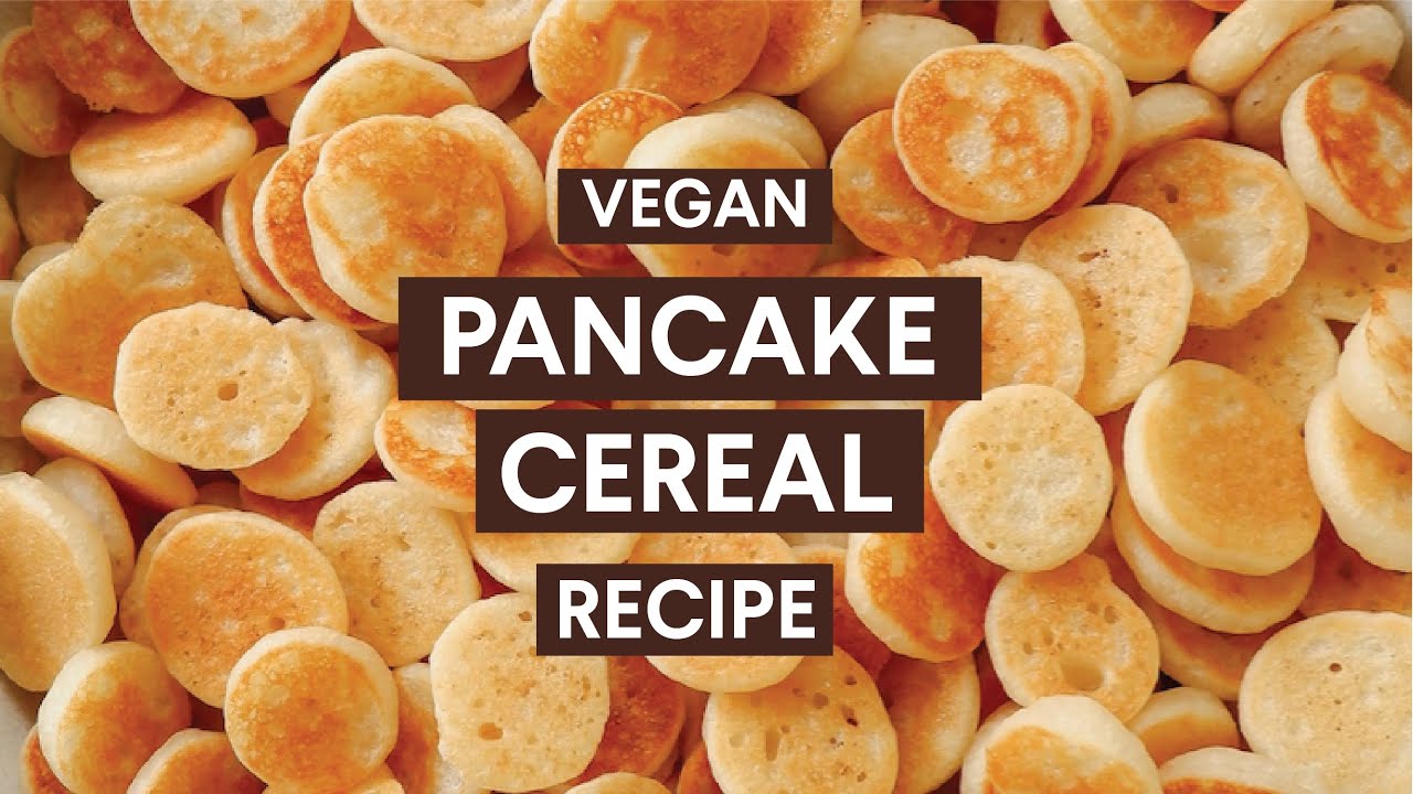 VEGAN TIKTOK PANCAKE CEREAL PlantBased Version of the TikTok Recipe