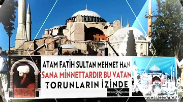 Ayasofyanın açılışı muhteşem görüntüler yeni muhteşem afiş Ayasofya camisi