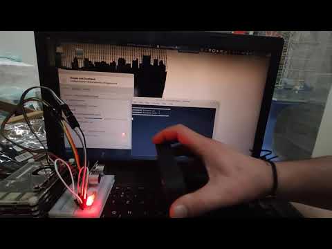 Raspberry pi 3 controls distancer and lights (Python 3.X)