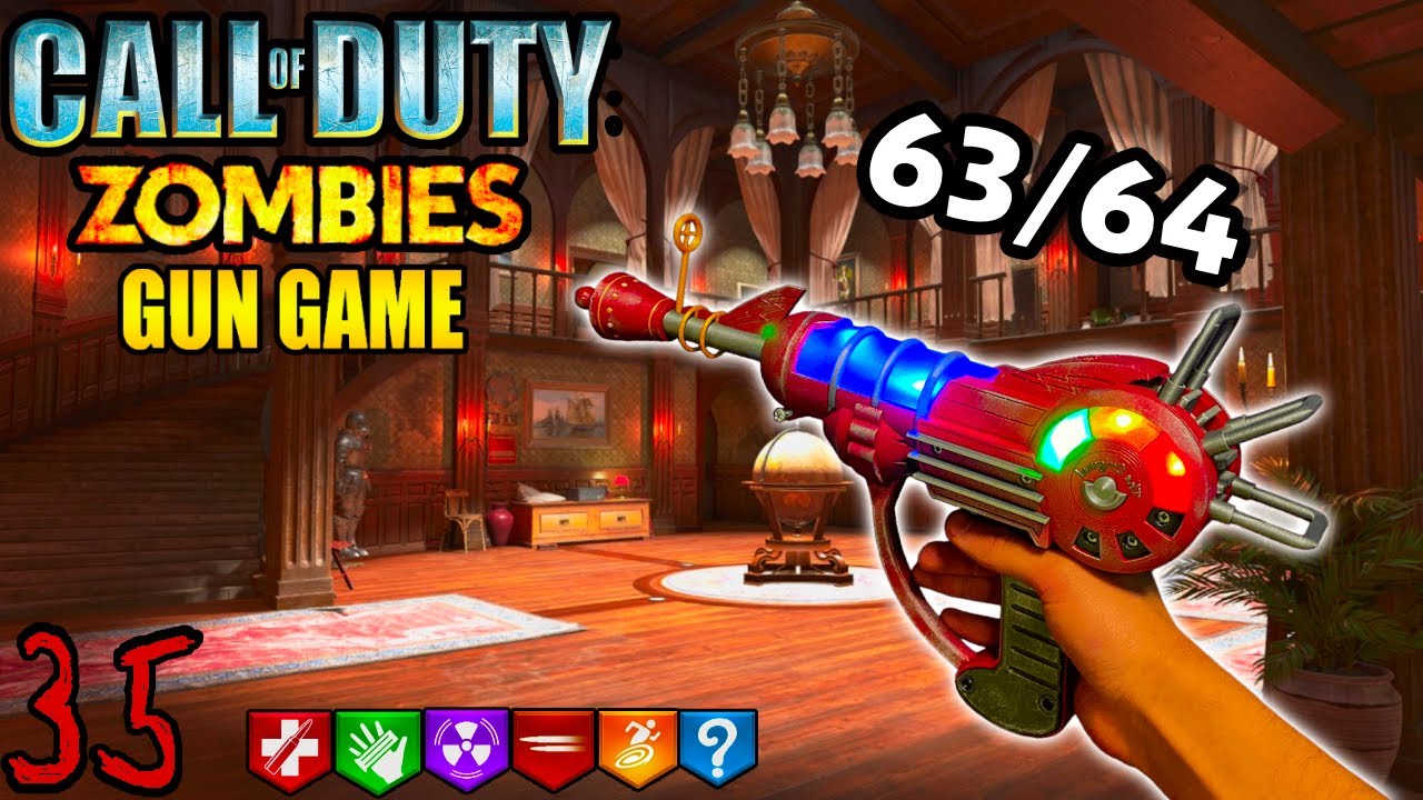 GUN GAME on a MURDER MYSTERY Map (Black Ops 3 Zombies)