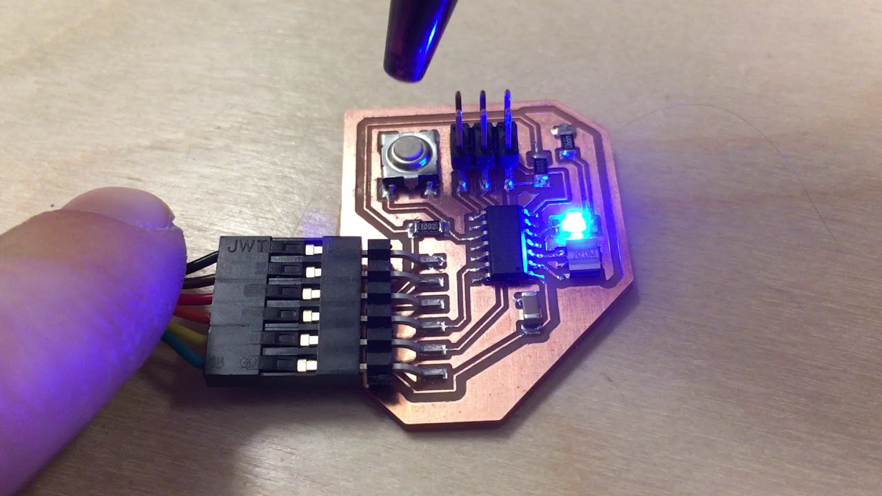 Button Blink Button and led, blink a led - YouTube