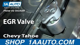 How to Replace EGR Valve 96-02 Chevy Tahoe